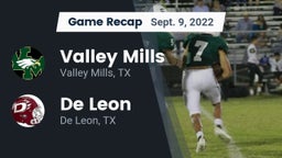 Recap: Valley Mills  vs. De Leon  2022