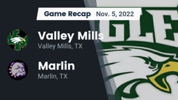Recap: Valley Mills  vs. Marlin  2022