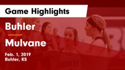 Buhler  vs Mulvane  Game Highlights - Feb. 1, 2019