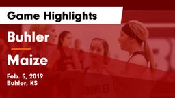 Buhler  vs Maize  Game Highlights - Feb. 5, 2019