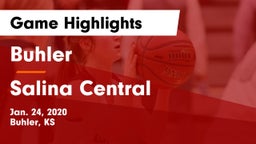 Buhler  vs Salina Central  Game Highlights - Jan. 24, 2020