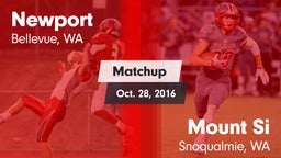 Matchup: Newport  vs. Mount Si  2016