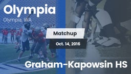 Matchup: Olympia  vs. Graham-Kapowsin HS 2016