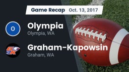 Recap: Olympia  vs. Graham-Kapowsin  2017
