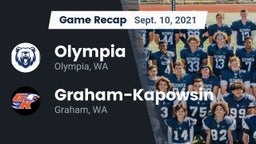 Recap: Olympia  vs. Graham-Kapowsin  2021