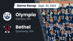 Recap: Olympia  vs. Bethel  2022