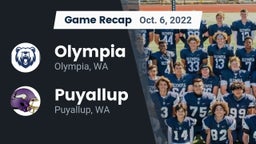 Recap: Olympia  vs. Puyallup  2022