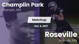 Matchup: Champlin Park High vs. Roseville  2017