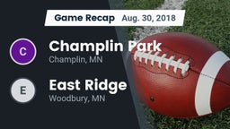 Recap: Champlin Park  vs. East Ridge 2018