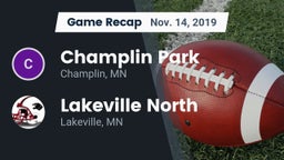 Recap: Champlin Park  vs. Lakeville North  2019