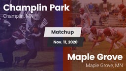 Matchup: Champlin Park High vs. Maple Grove  2020