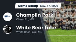 Recap: Champlin Park  vs. White Bear Lake  2020