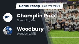 Recap: Champlin Park  vs. Woodbury  2021