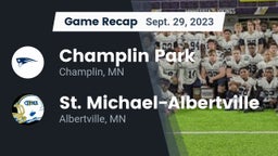 Recap: Champlin Park  vs. St. Michael-Albertville  2023