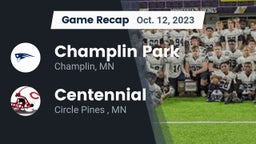 Recap: Champlin Park  vs. Centennial  2023