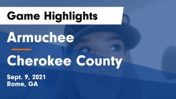Armuchee  vs Cherokee County  Game Highlights - Sept. 9, 2021