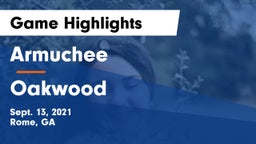 Armuchee  vs Oakwood Game Highlights - Sept. 13, 2021