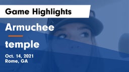 Armuchee  vs temple Game Highlights - Oct. 14, 2021