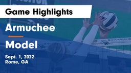 Armuchee  vs Model  Game Highlights - Sept. 1, 2022