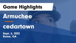Armuchee  vs cedartown Game Highlights - Sept. 6, 2022