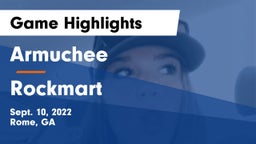 Armuchee  vs Rockmart Game Highlights - Sept. 10, 2022