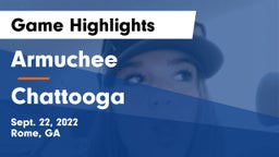 Armuchee  vs Chattooga  Game Highlights - Sept. 22, 2022