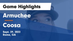 Armuchee  vs Coosa  Game Highlights - Sept. 29, 2022