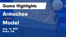 Armuchee  vs Model  Game Highlights - Aug. 12, 2023