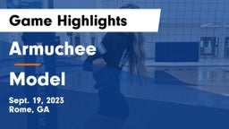 Armuchee  vs Model  Game Highlights - Sept. 19, 2023
