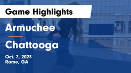 Armuchee  vs Chattooga  Game Highlights - Oct. 7, 2023