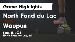North Fond du Lac  vs Waupun  Game Highlights - Sept. 25, 2023