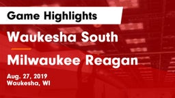 Waukesha South  vs Milwaukee Reagan Game Highlights - Aug. 27, 2019