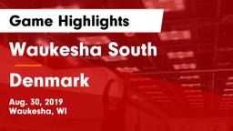 Waukesha South  vs Denmark  Game Highlights - Aug. 30, 2019