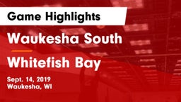 Waukesha South  vs Whitefish Bay Game Highlights - Sept. 14, 2019