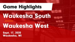 Waukesha South  vs Waukesha West  Game Highlights - Sept. 17, 2020