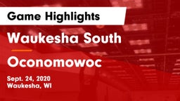 Waukesha South  vs Oconomowoc  Game Highlights - Sept. 24, 2020