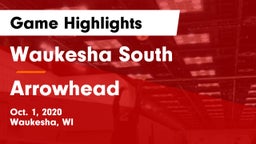 Waukesha South  vs Arrowhead  Game Highlights - Oct. 1, 2020