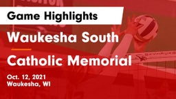 Waukesha South  vs Catholic Memorial Game Highlights - Oct. 12, 2021