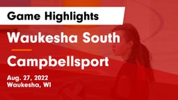 Waukesha South  vs Campbellsport  Game Highlights - Aug. 27, 2022