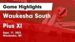 Waukesha South  vs Pius XI  Game Highlights - Sept. 17, 2022