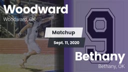 Matchup: Woodward  vs. Bethany  2020