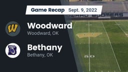 Recap: Woodward  vs. Bethany  2022
