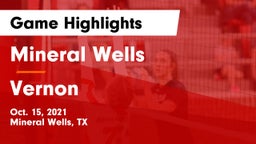 Mineral Wells  vs Vernon  Game Highlights - Oct. 15, 2021