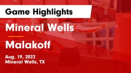 Mineral Wells  vs Malakoff  Game Highlights - Aug. 19, 2022