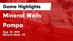Mineral Wells  vs Pampa  Game Highlights - Aug. 20, 2022