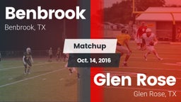 Matchup: Benbrook  vs. Glen Rose  2016