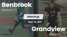 Matchup: Benbrook  vs. Grandview  2017