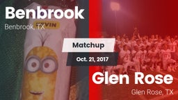 Matchup: Benbrook  vs. Glen Rose  2017
