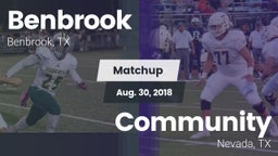 Matchup: Benbrook  vs. Community  2018