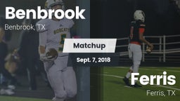 Matchup: Benbrook  vs. Ferris  2018